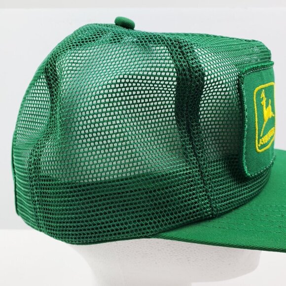 John Deere Vintage Snapback Hat K-Products Full Mesh Greenline Service Patch NWT - Picture 10 of 13
